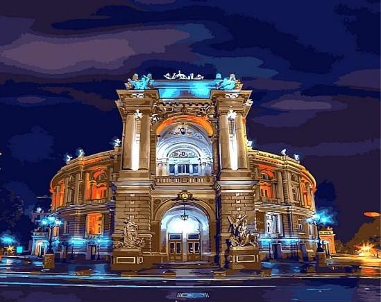 Картина по номерам ОдессаТеатр оперы и балета 40x50 см в коробке Dreamtoys (DT-1960)