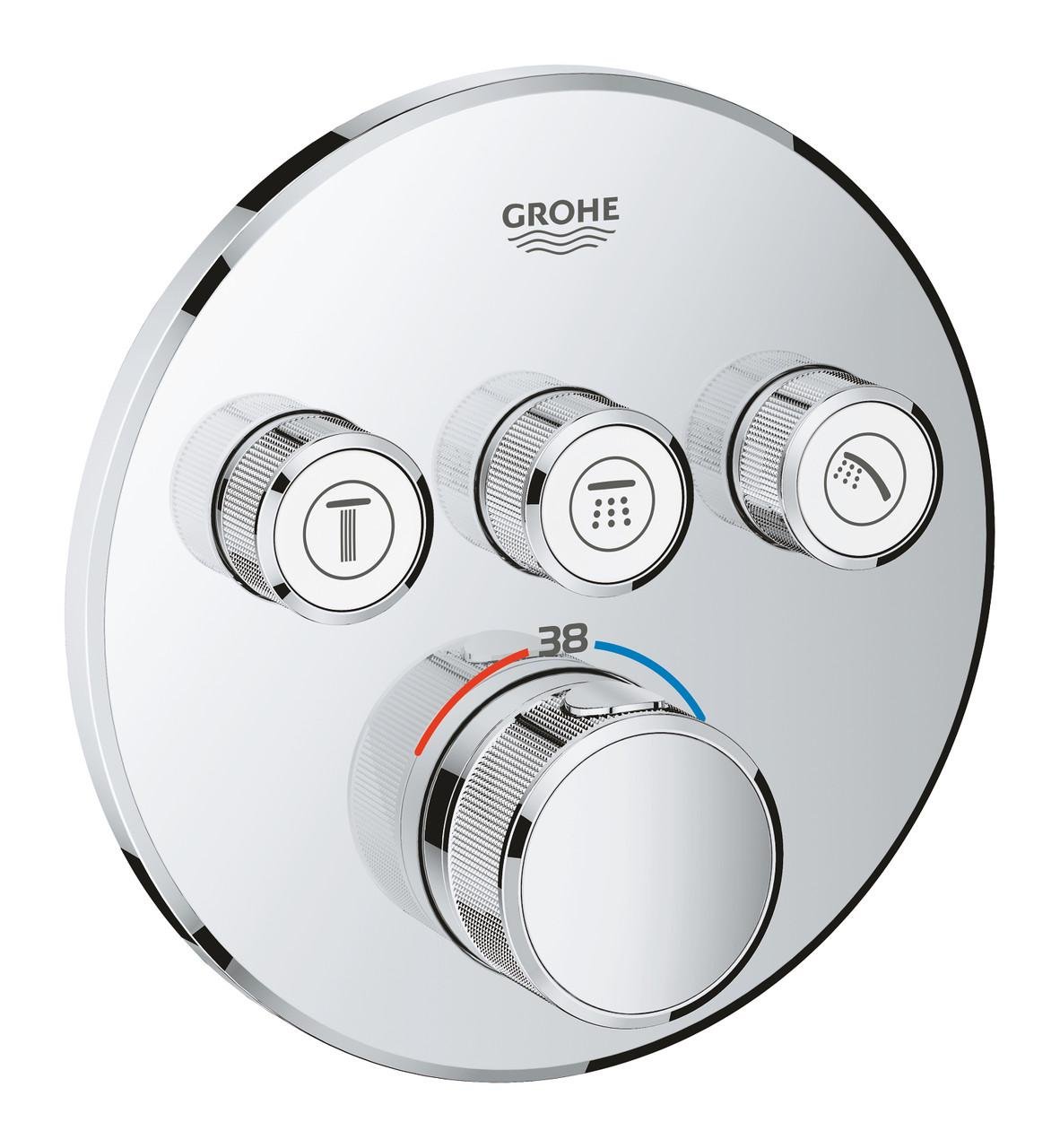 Термостат прихованого монтажу на 3 споживача Grohe Grohtherm SmartControl (29121000)