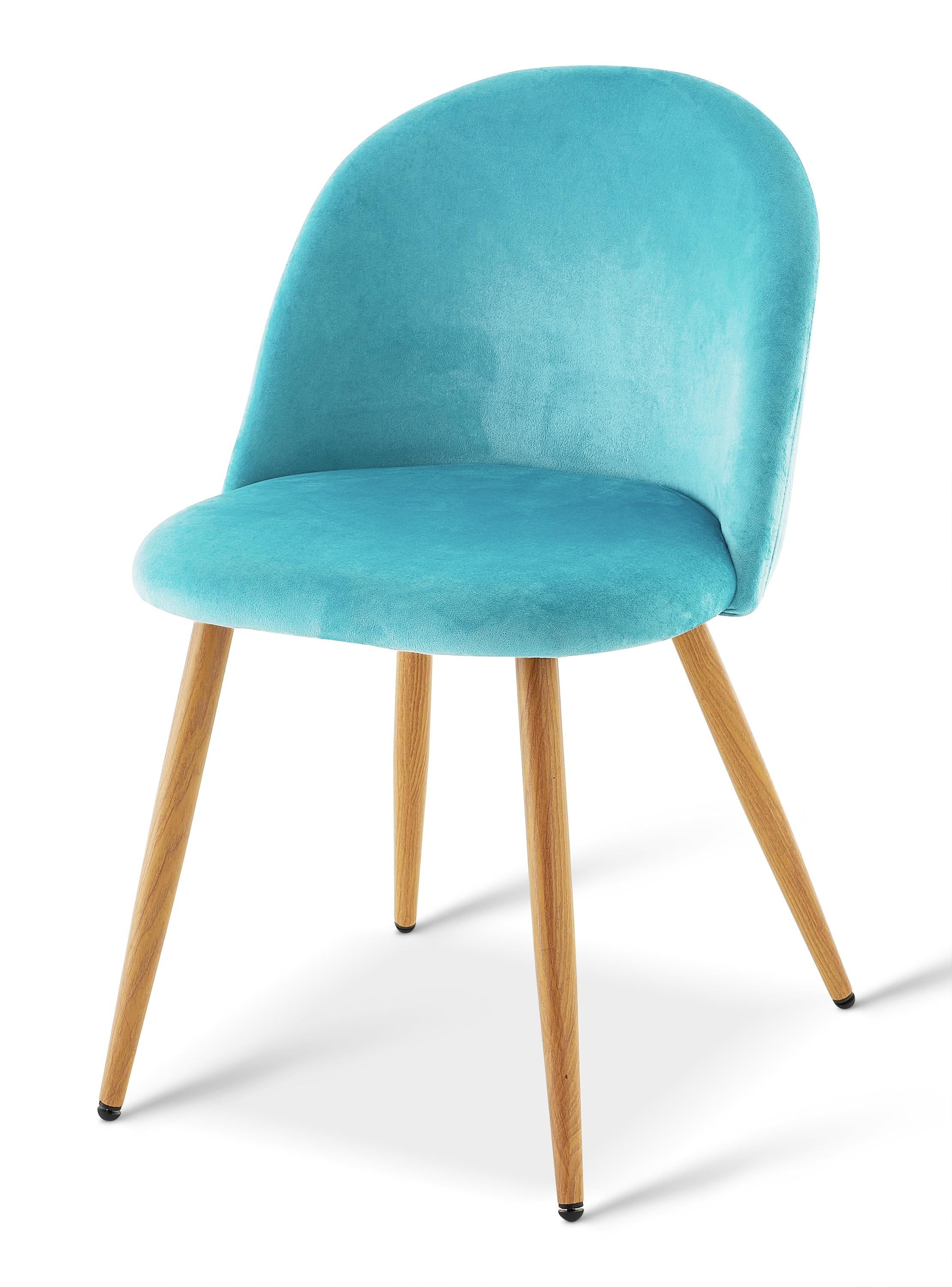 Стул кухонный Homart Karo велюр Голубой (9441)