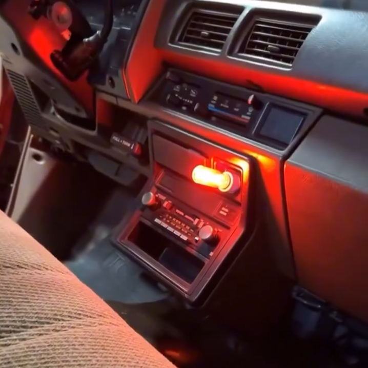 Ночник USB LED Ретро Красный (29473006) - фото 2