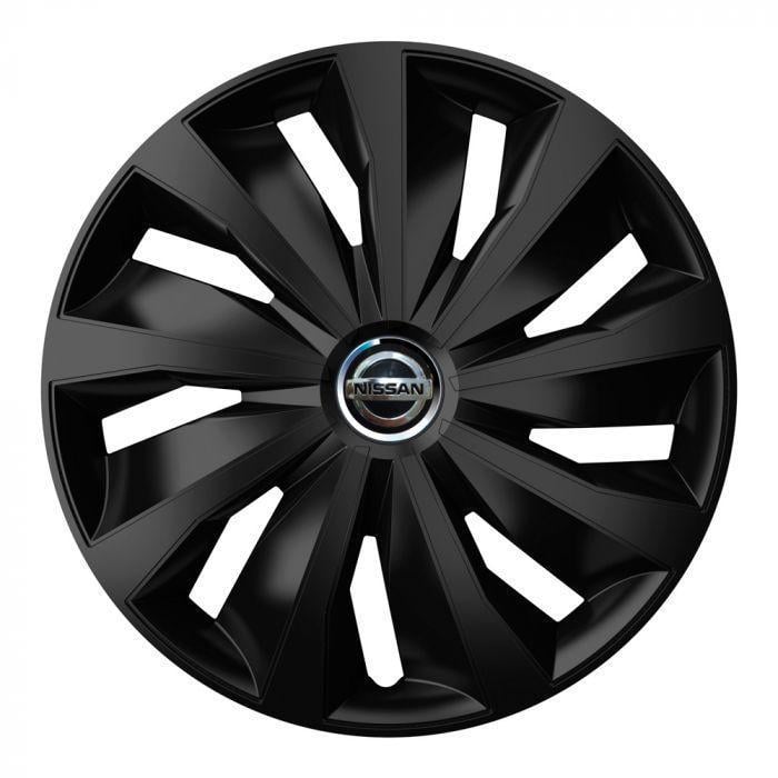 Колпаки для колес 4 Racing Grip Pro Black R15 с логотипом Nissan 4 шт.
