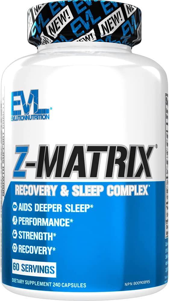 Комплекс вітамінів Evlution Nutrition Z-Matrix, Recovery & Sleep Complex для відновлення та сну 240 Capsules Комплекс вітамінів Evlution Nutrition Z-Matrix, Recovery & Sleep Complex для відновлення та сну 240 Capsules