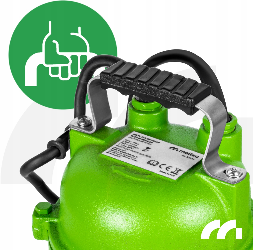 Дренажний насос для брудної та чистої води MalTec 570 Вт 18000 л/год - фото 5 Дренажний насос для брудної та чистої води MalTec 570 Вт 18000 л/год - фото 5