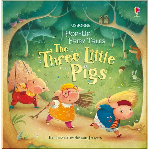 Книга Usborne "Pop-up Fairy Tales Three Little Pigs" Zanna Davidson (ISBN:9781474939577)