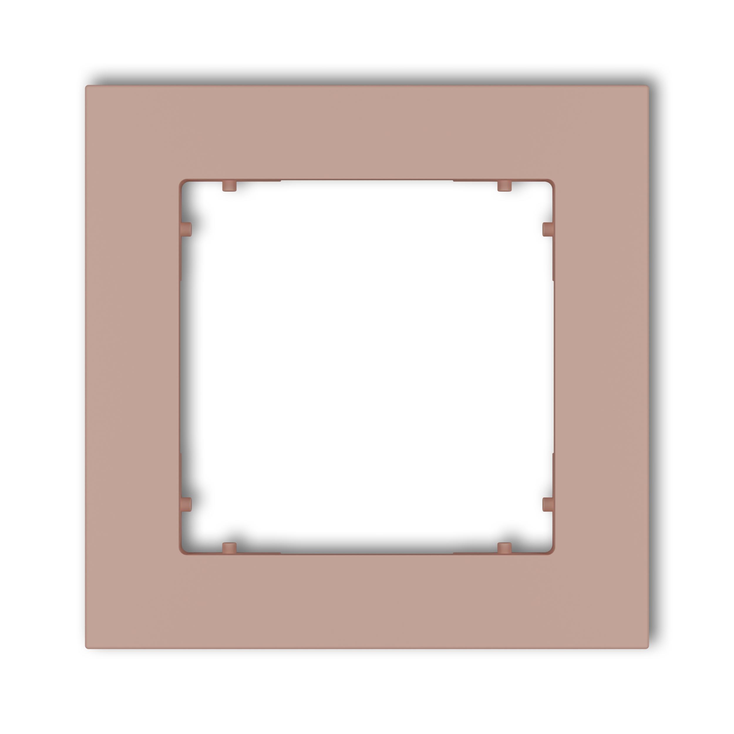 Рамка одинарная универсальная Karlik Mini Лососевый (62MR-1) Рамка одинарная универсальная Karlik Mini Лососевый (62MR-1)