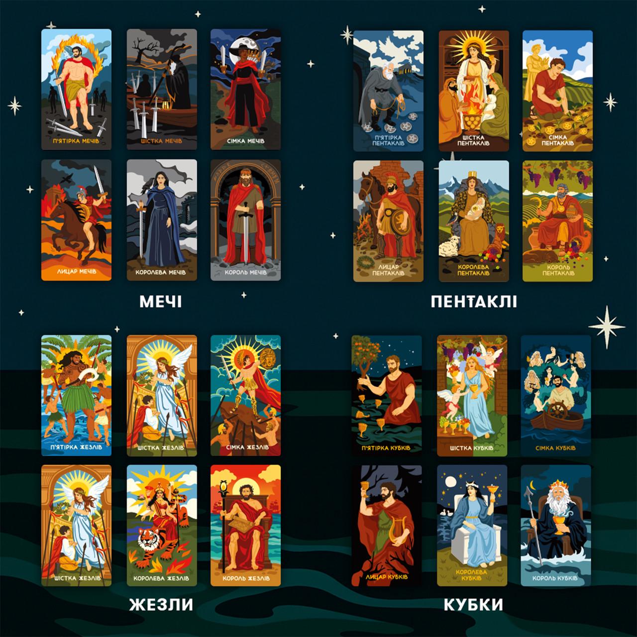 Карты Таро Мифологическое Таро: Мировые Боги 78 карт украинская версия - фото 6 Карты Таро Мифологическое Таро: Мировые Боги 78 карт украинская версия - фото 6