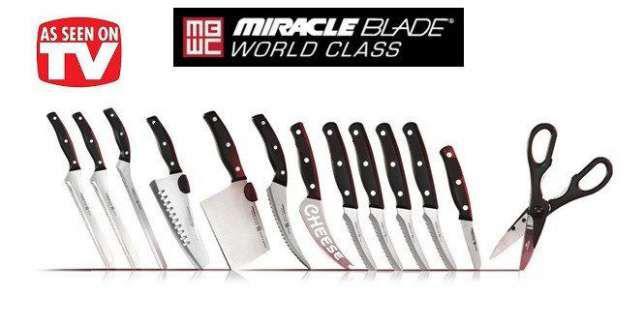 Набір кухонних ножів Диво-ножі Mibacle Blade World Class - фото 2