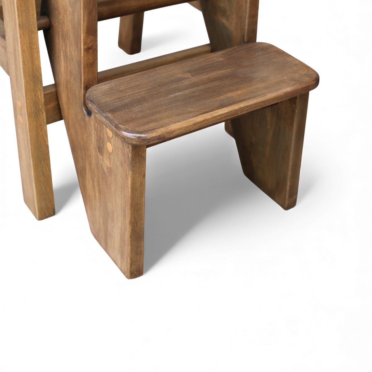 Табурет-лестница деревянный Студія Дерева Вільха Ретро бытовой 3 ступеньки Палисандр (31002899) - фото 6 Табурет-лестница деревянный Студія Дерева Вільха Ретро бытовой 3 ступеньки Палисандр (31002899) - фото 6