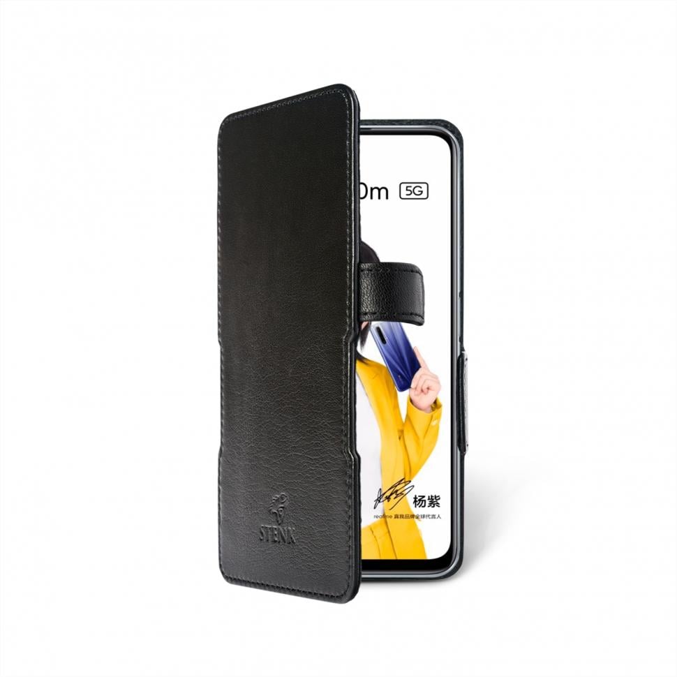 Чехол книжка Stenk Prime для Realme X50m 5G Черный (67466)