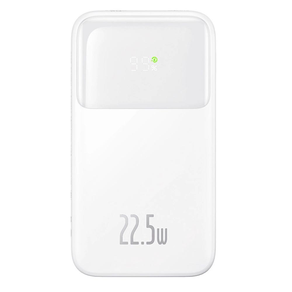 Повербанк BASEUS Comet Series Dual-Cable 10000 mAh 22,5W White (PPMD020002)