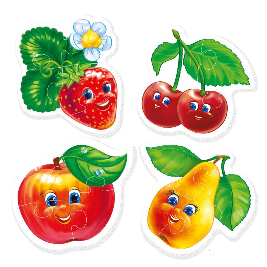 Пазли бебі Vladi Toys Фрукти українською 4 шт. (VT1106-77) Пазли бебі Vladi Toys Фрукти українською 4 шт. (VT1106-77)