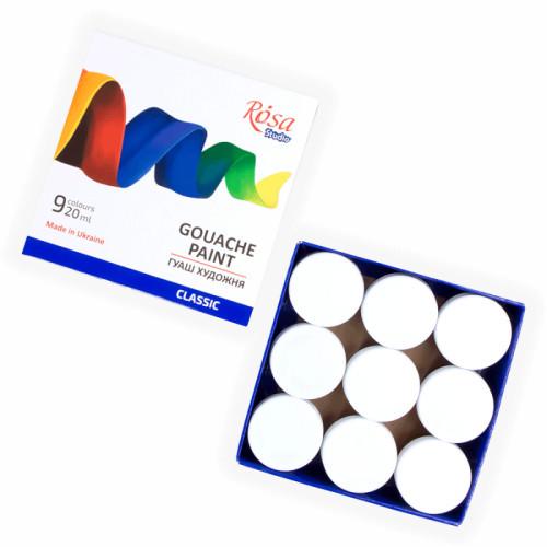 Набор гуашевых красок ROSA Studio 9х20 мл (1301) - фото 3