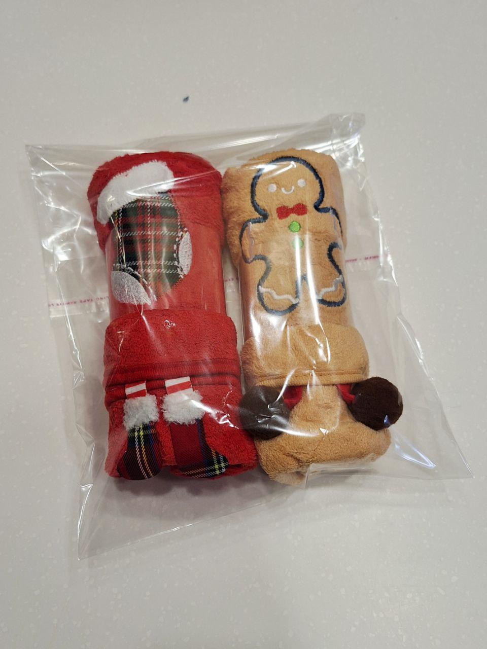 Набір новорічних рушників Colorful Home з петелькою з мікрофібри 35х75 см 2 шт. (1606) - фото 2 Набір новорічних рушників Colorful Home з петелькою з мікрофібри 35х75 см 2 шт. (1606) - фото 2