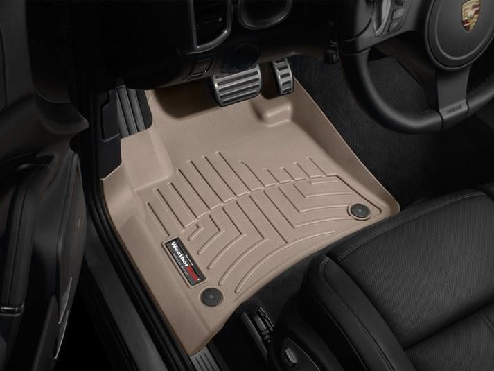 Килимки автомобільні передні лайнери WeatherTech 453331 Volkswagen/Porsche Touareg/Cayenne 2011 Бежевий (88496707)