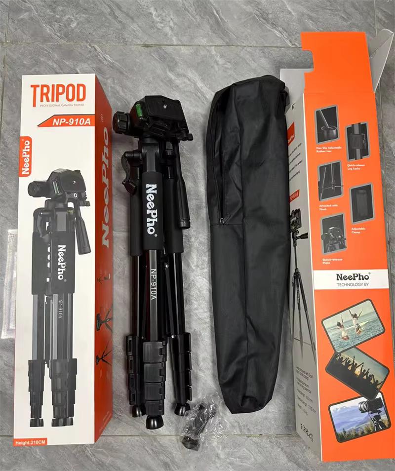 Штатив-трипод NeePho NP-910A для фотоаппаратов и камер 210 см (777659) - фото 15