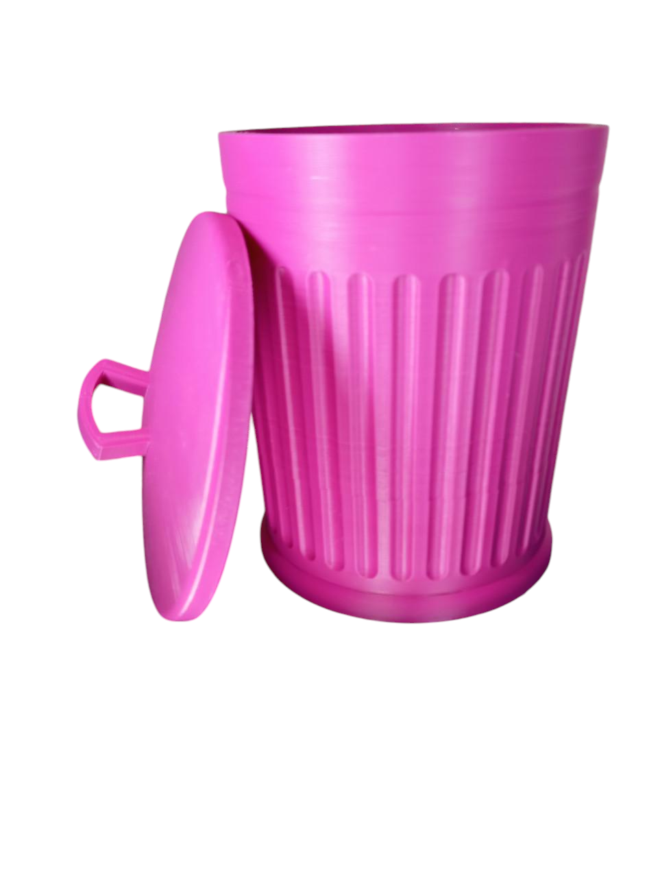 Мини-корзина для мусора с крышкой Mini Trash Can 3D-печатанная