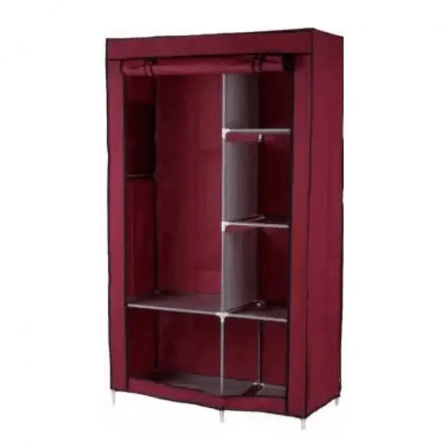 Тканевый шкаф для одежды складной 175х105х45 см