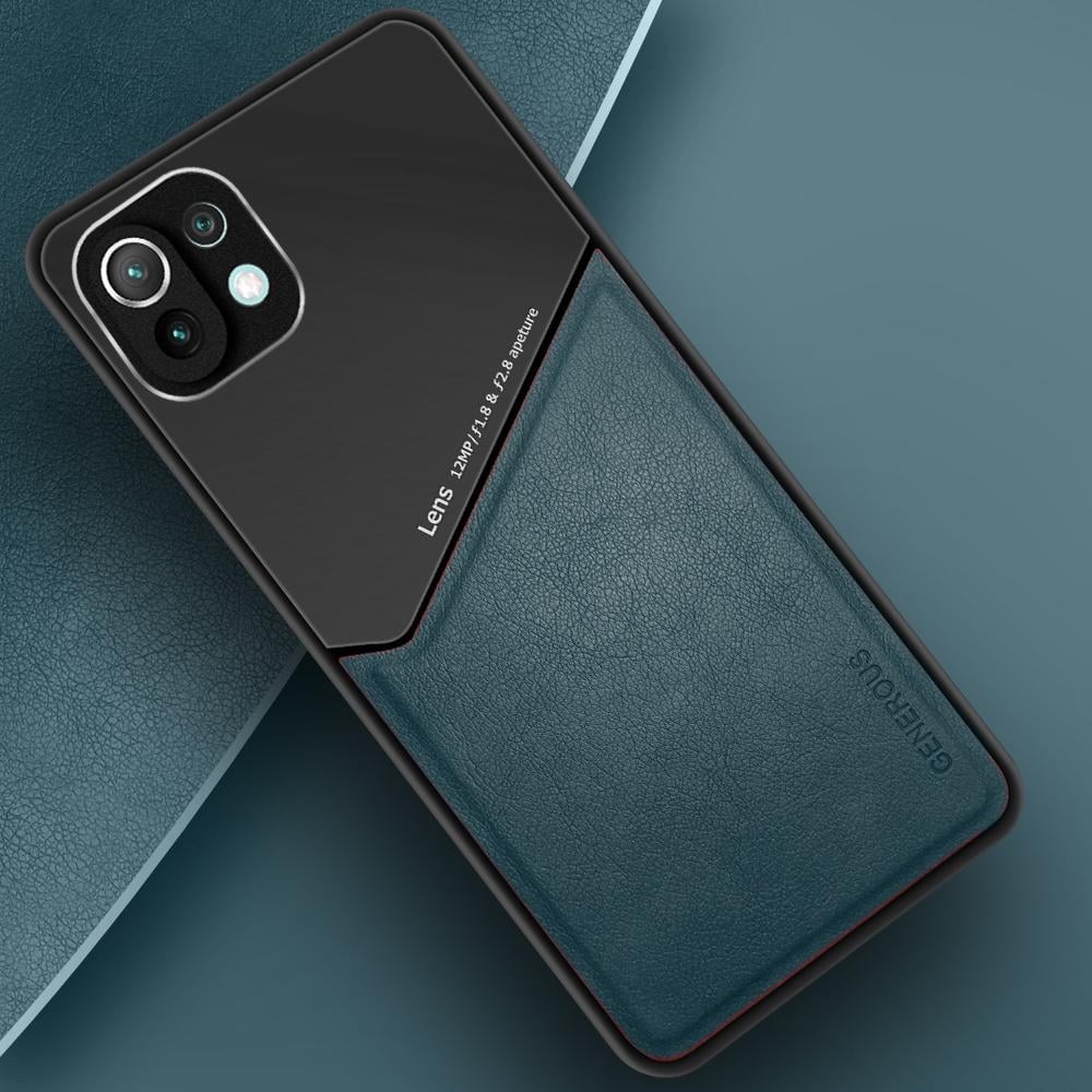 Комбинированный чехол Generous на Xiaomi Mi 11 Lite Green (24162-08)