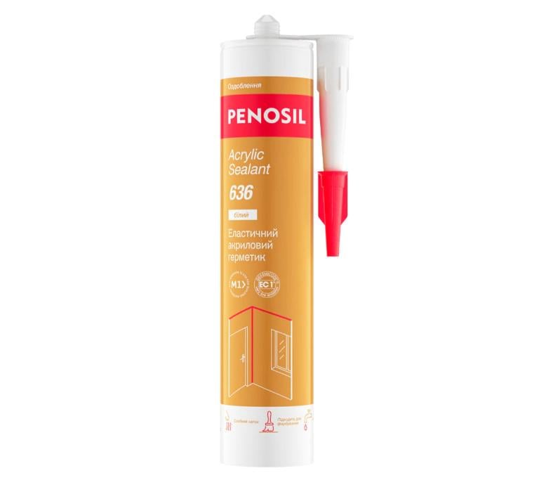 Герметик Penosil Standard Acrylic Sealant 636 (280 мл акриловий Білий (23646)