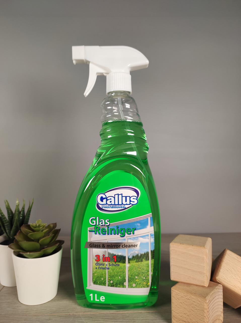 Средство для мытья стекла и окон Gallus 1 л Зеленый (1902050165)
