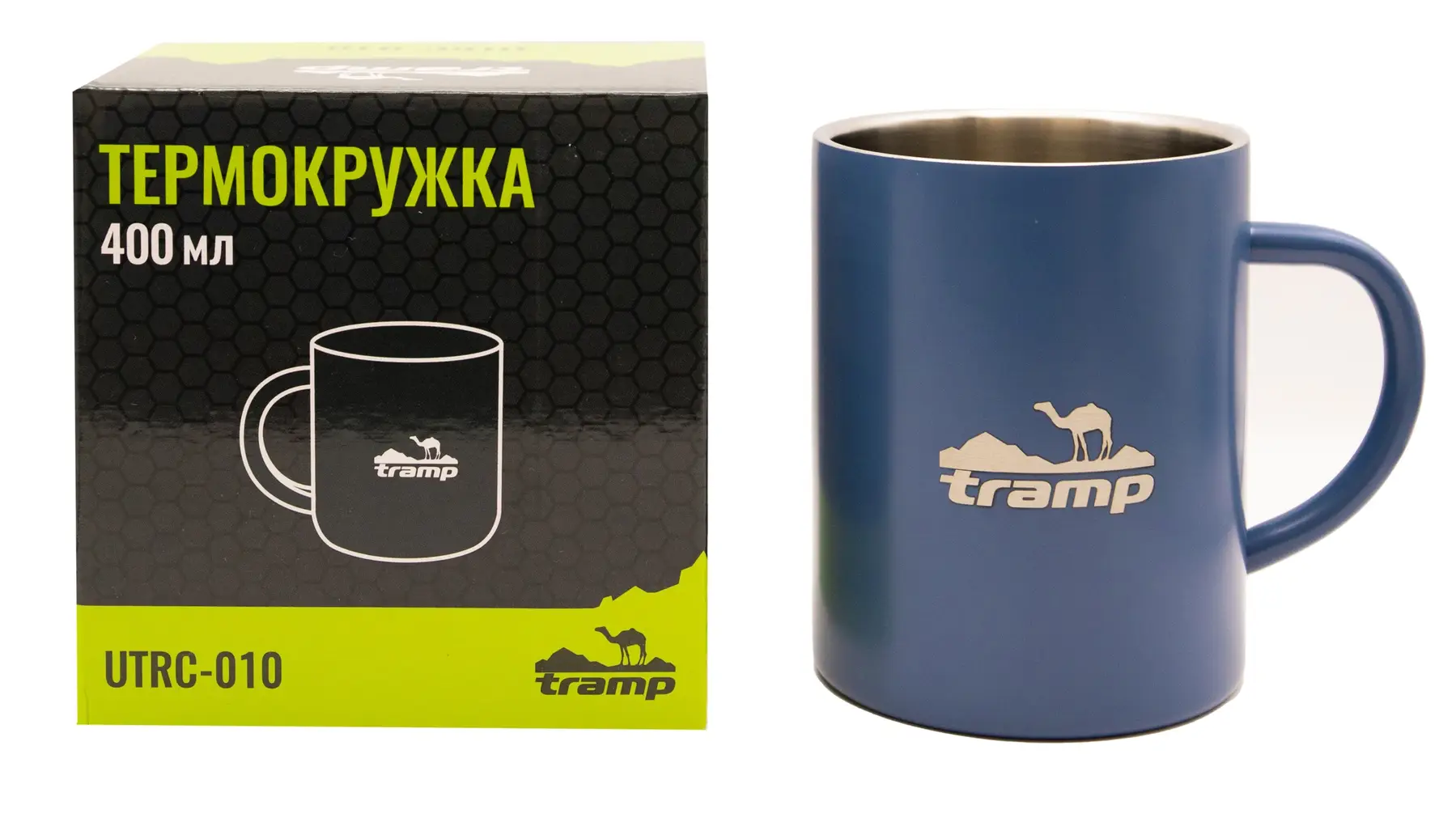 Термокружка Tramp 400 мл Синій (UTRC-010-blue) - фото 4