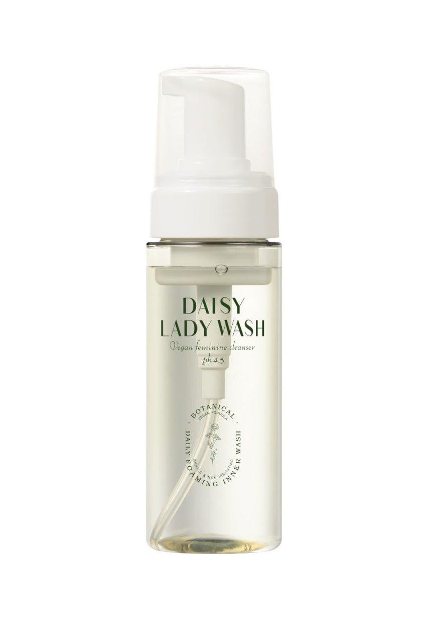 Пенка для интимной гигиены с запасным блоком веганская Cuskin Dr.Solution Daisy Lady Wash 150 мл/150 мл