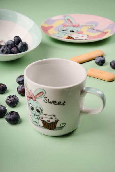 Набір дитячого посуду Limited Edition Sweet Bunny 3 пр. (YF6026) - фото 3