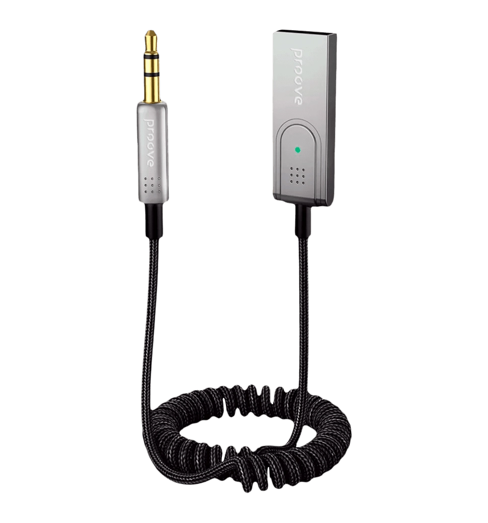 Ресивер-адаптер Proove Helix Wireless Adapter Hands Free для автомобилей AUX 3.5/USB/Bluetooth 5.3 Black (2671282245)