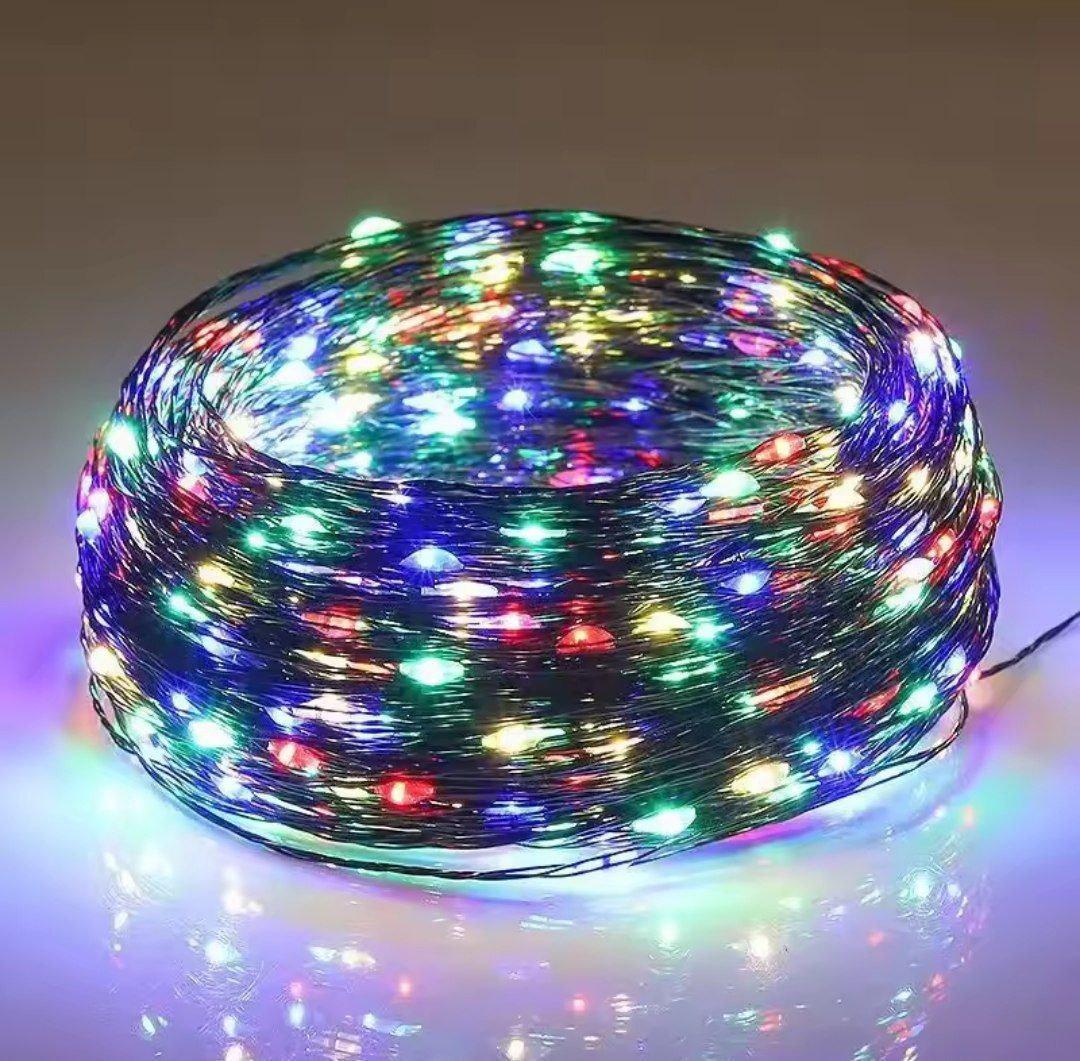 Гирлянда роса Sofi3D уличная с пультом 50 м 500 Led Разноцветный (50m-rgb-gr)