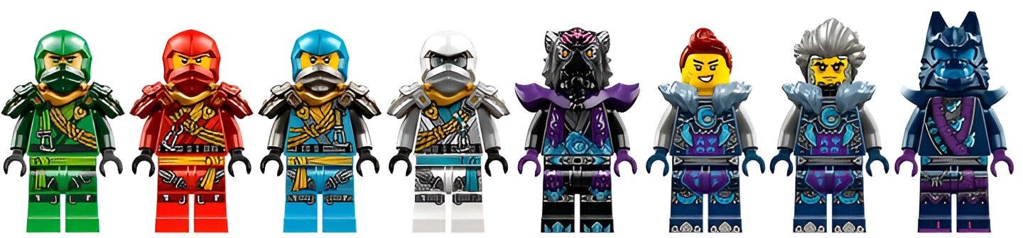 Конструктор Ninjago "Додзе тіней у Вовчій Масці" 1190 деталей (35665) - фото 7
