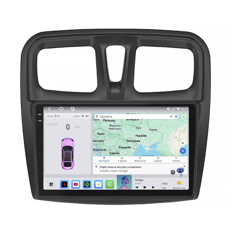 Автомагнитола штатная Lesko для Dacia Logan II 2012-2016 4/64 QLED CarPlay 4G Wi-Fi GPS Prime 9" (27282064) Автомагнитола штатная Lesko для Dacia Logan II 2012-2016 4/64 QLED CarPlay 4G Wi-Fi GPS Prime 9" (27282064)