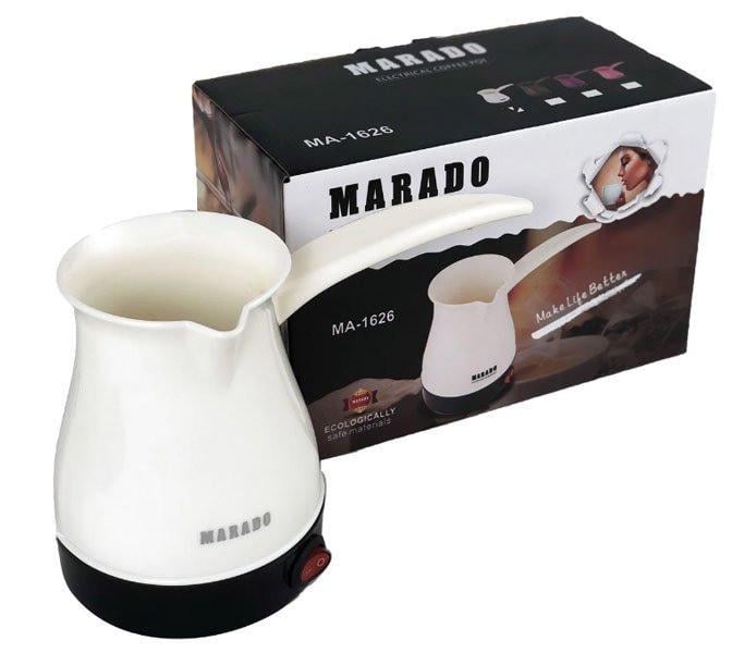 Електрична турка Marado MA1626 0,5 л 600 Вт Білий (29895945) Електрична турка Marado MA1626 0,5 л 600 Вт Білий (29895945)