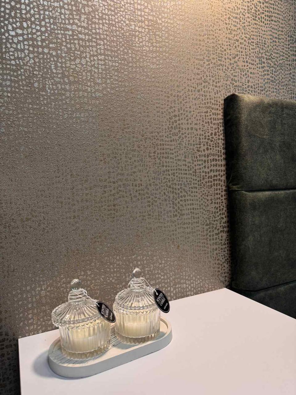 Шпалери вінілові Marburg 10,05x1,06 м Кавово-золотистий (31357) - фото 2