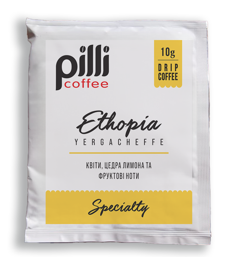 Кава дріп Pilli Ефіопія Sidamo 10 г (35255282)