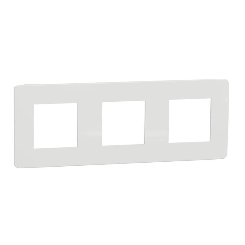 Рамка Schneider Electric 3-постовая ABS-UV Unica Белый (NU280618)