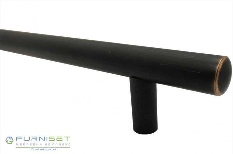 Мебельная ручка рейлинг GTV C-096 мм Черный медный (RS-156096-14) - фото 2 Мебельная ручка рейлинг GTV C-096 мм Черный медный (RS-156096-14) - фото 2