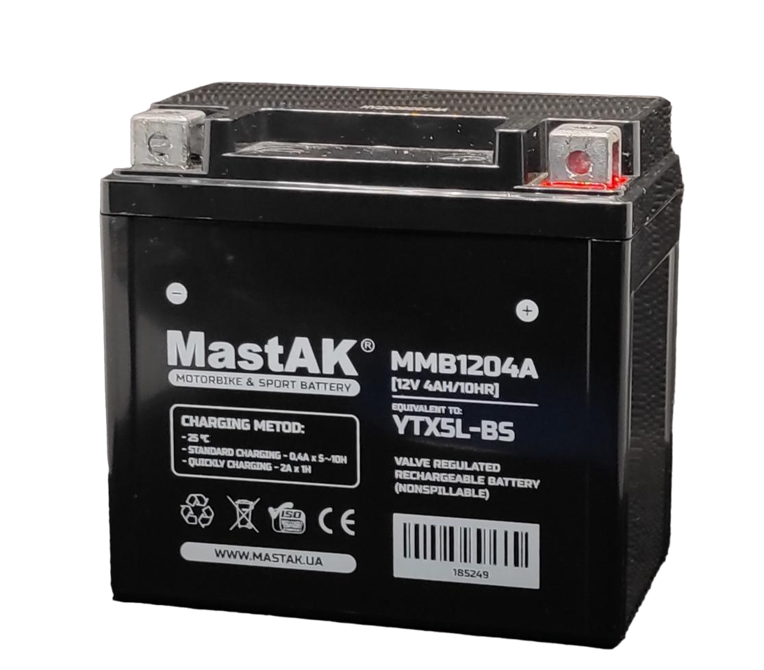 Аккумулятор МastAK MMB1204A 12V 4 Ah (185249)