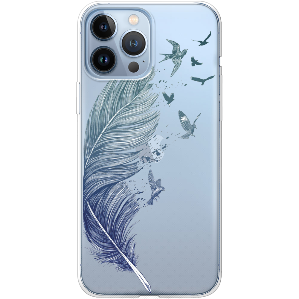 Чохол BoxFace iPhone 13 Pro Feather Прозорий силікон (43365-cc38-43365)