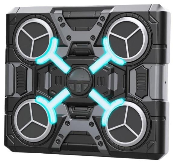 Тренажер для боксу настінний з інтерактивною мішенню/підсвічуванням та музикою/з рукавичками Чорний (2104618391)