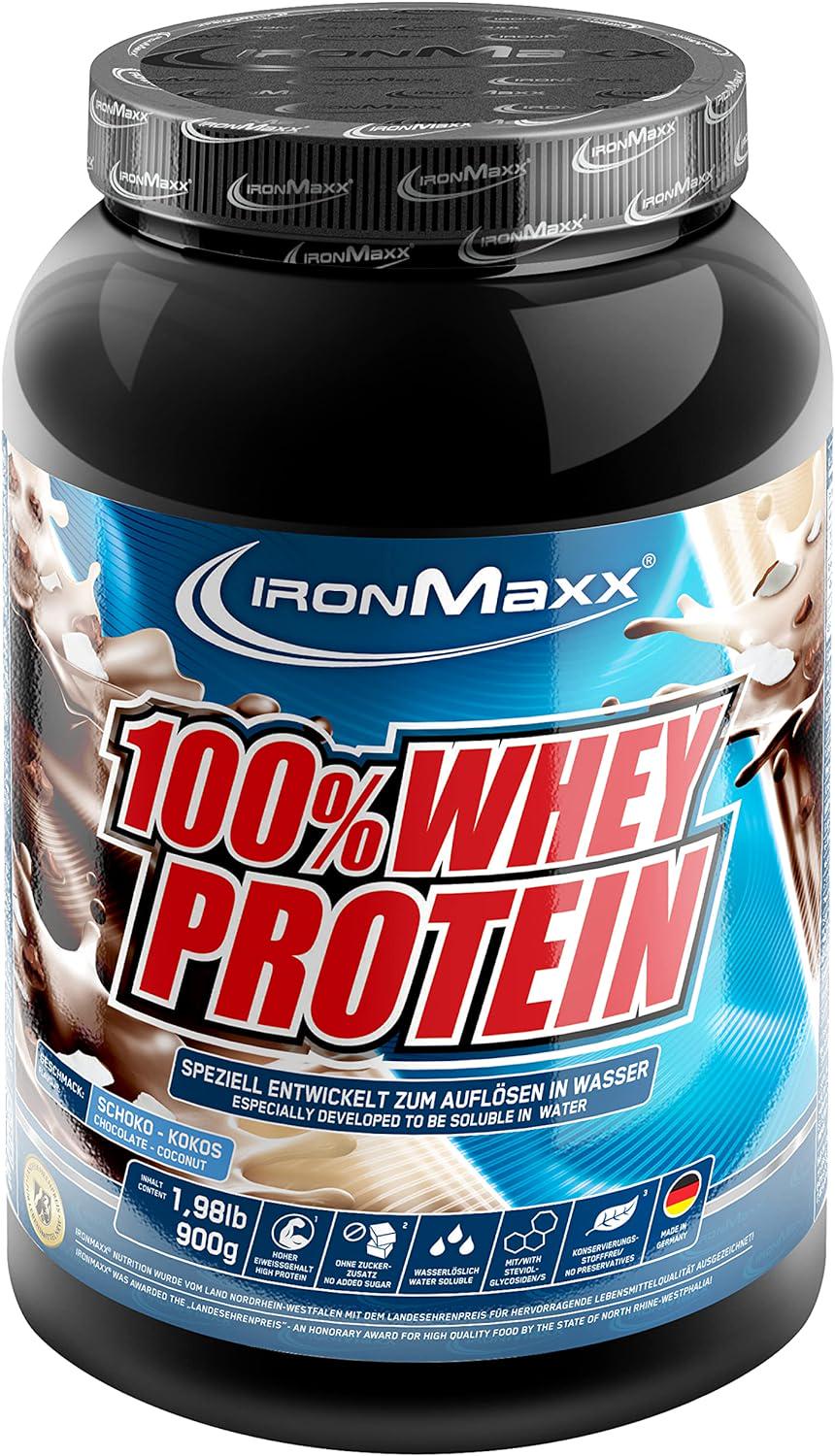 Протеин Ironmaxx 100% Whey Protein 900 g Chocolate-Coconut