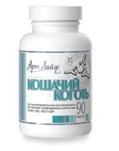 БАД Ункарін "Кошачий коготь" Артлайф 90 капсул