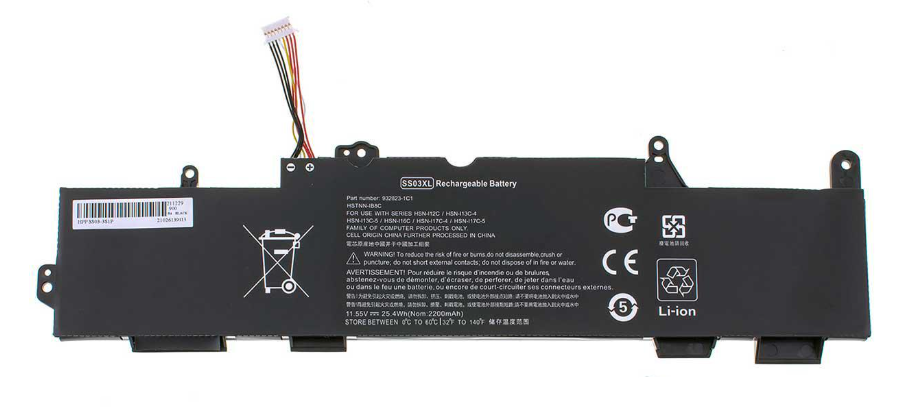 Аккумулятор для ноутбука HP EliteBook 830 G6 2200 mAh 1155V 25 Wh