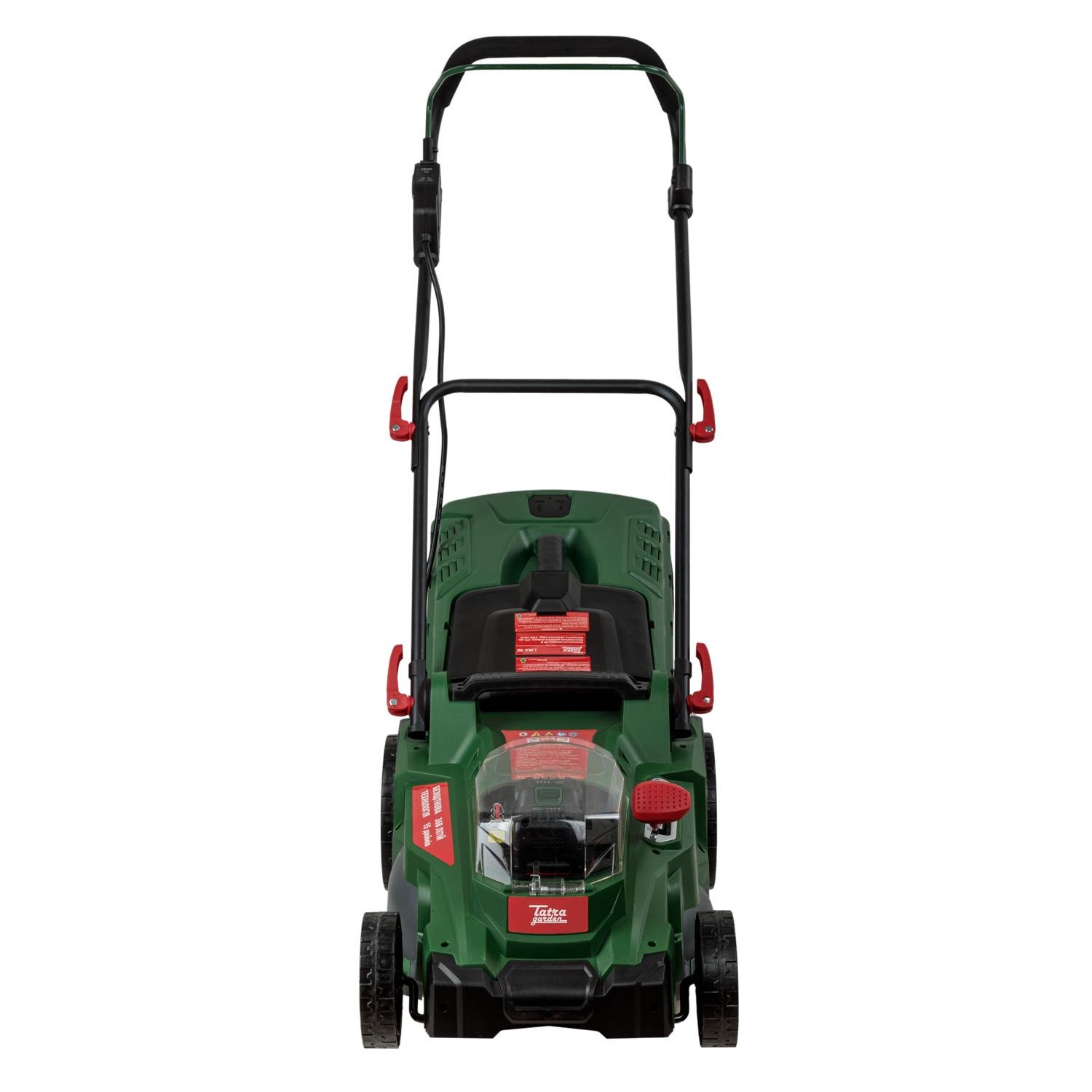 Газонокосилка аккумуляторная Tatra Garden LMA 40 с АКБ и ЗУ - фото 10 Газонокосилка аккумуляторная Tatra Garden LMA 40 с АКБ и ЗУ - фото 10