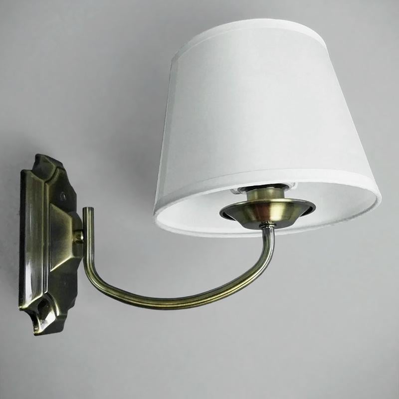 Бра з абажуром Light House NM-15143/1W AB+WT TK Бронза