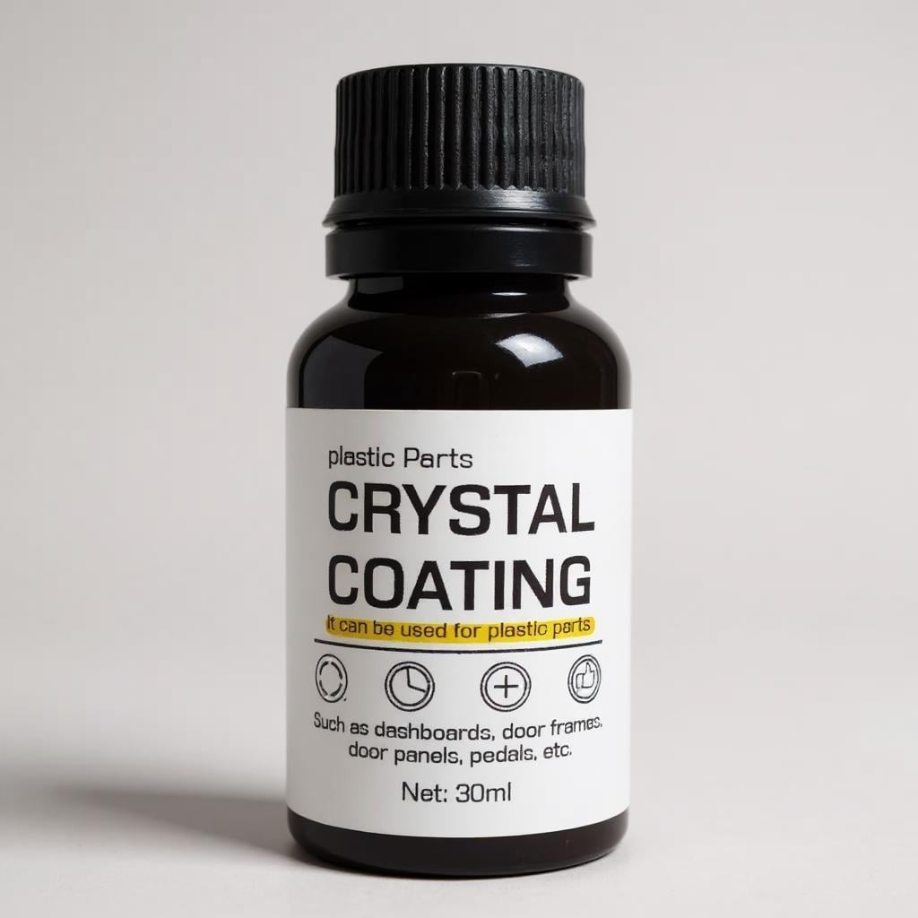 Полироль для пластика салона Crystal Coating блеск защита и восстановление интерьера автомобиля 30 мл Полироль для пластика салона Crystal Coating блеск защита и восстановление интерьера автомобиля 30 мл