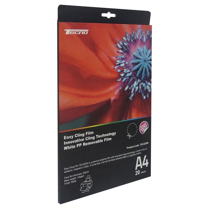 Фотопленка Tecno Easy Cling Film A4 20psc TEC220W (Tecno-A4-TEC220W)