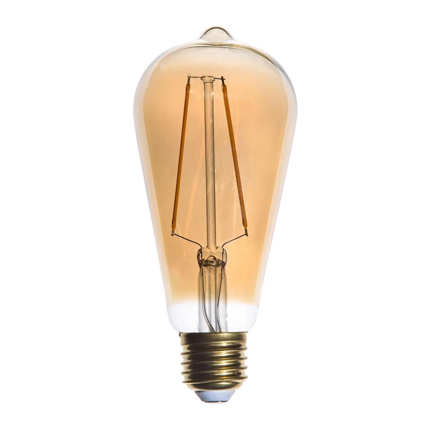 Лампа Edisons Premium LED ST64 Long gold Е27 2W 2200K (7921) Лампа Edisons Premium LED ST64 Long gold Е27 2W 2200K (7921)
