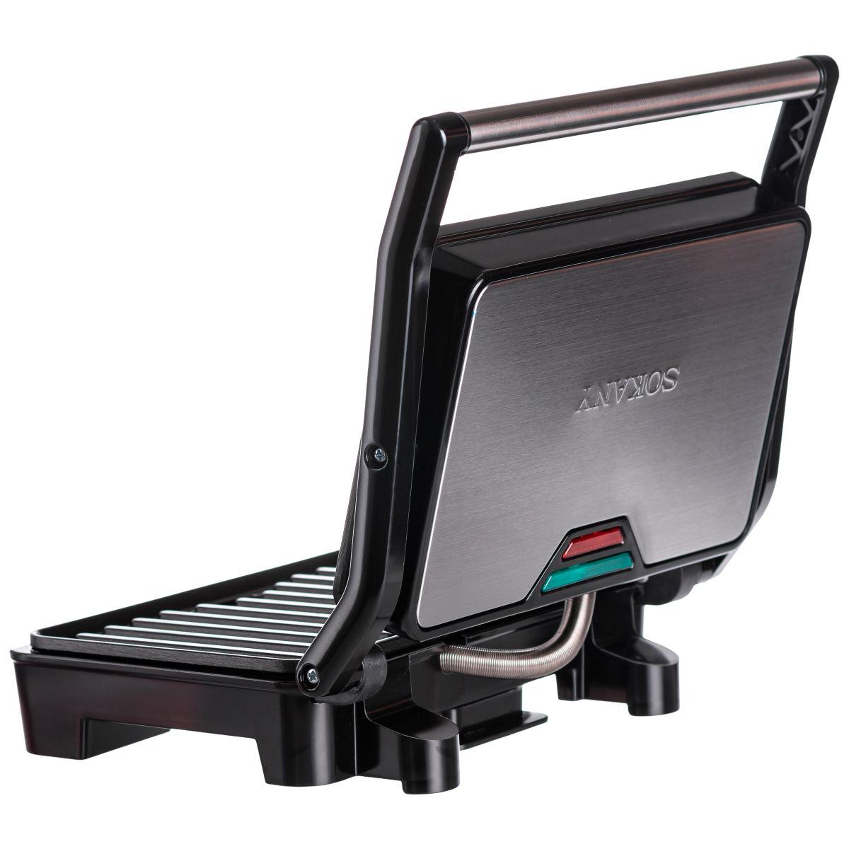 Электрогриль прижимной Sokany SK-223 с антипригарным покрытием 850 Вт (7401) - фото 8 Электрогриль прижимной Sokany SK-223 с антипригарным покрытием 850 Вт (7401) - фото 8