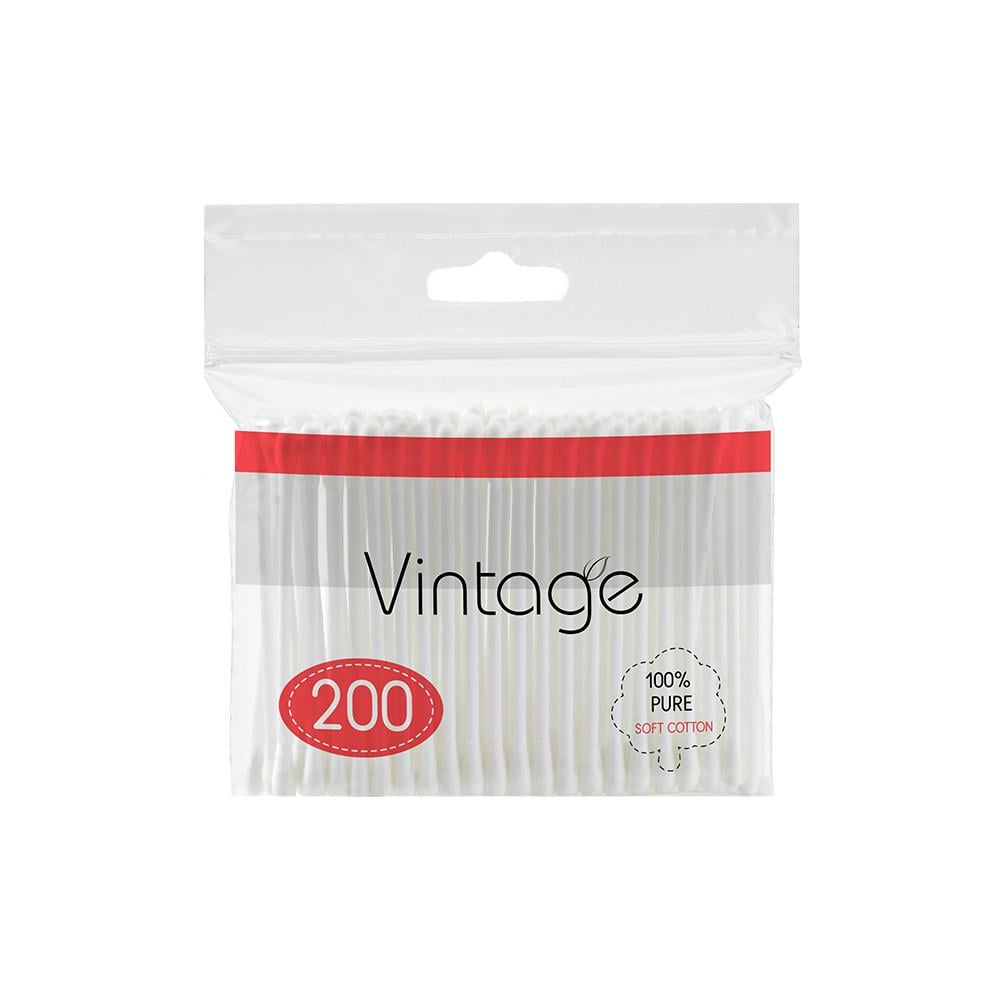 Ватні палички Vintage в поліетилені 200 шт. (2451700909)