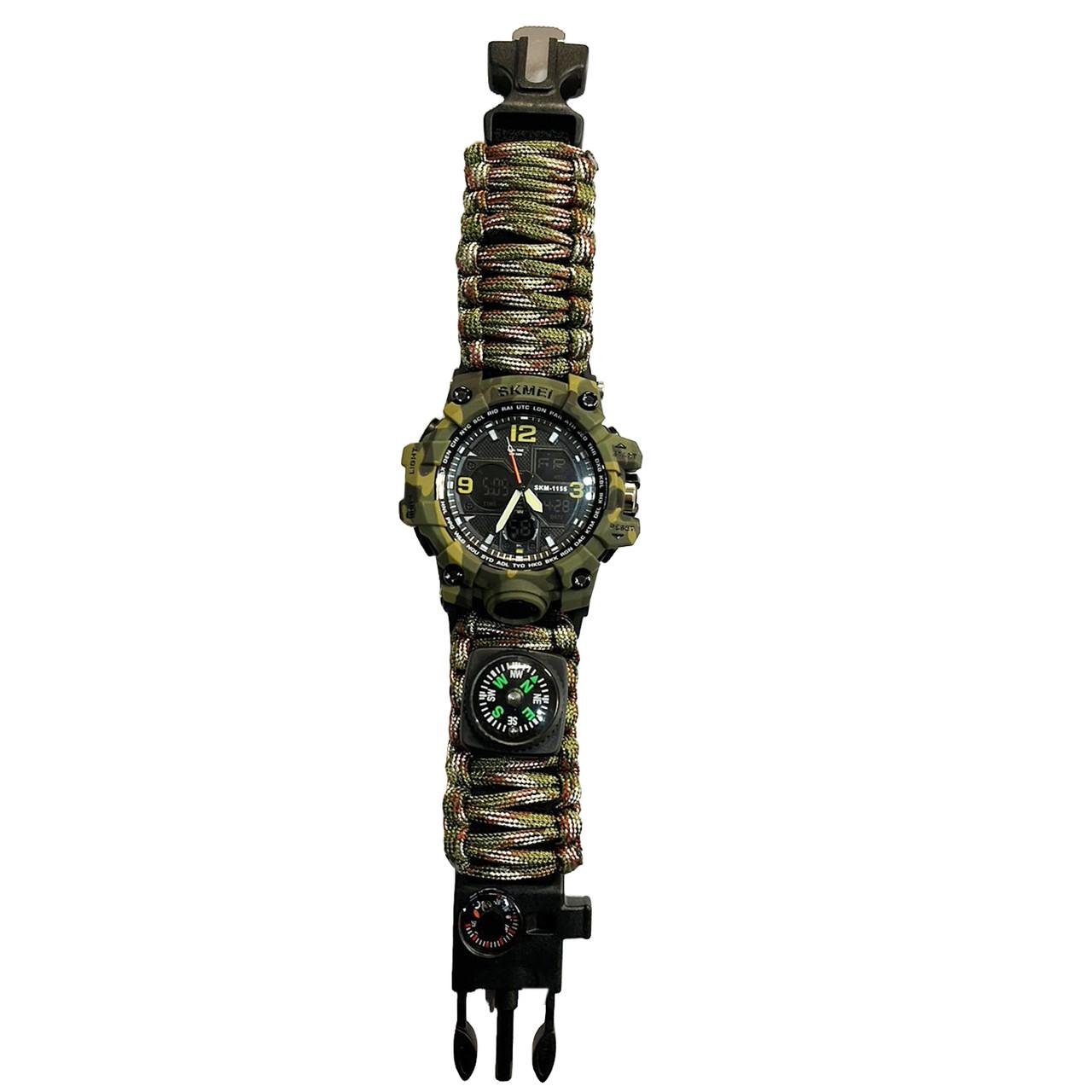 Наручные часы Skmei Compass 1155BCMGN Paracord Green Camo (2245499822)